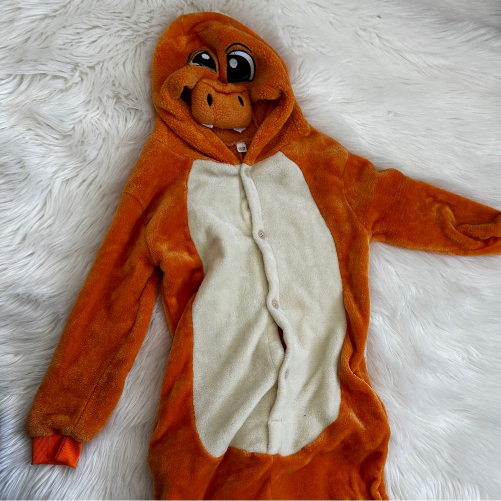 Kids Charmander Onesie Outfit - Picture 2 of 6